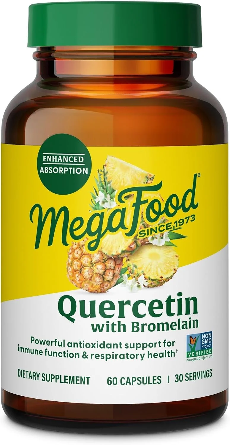 MegaFood Quercetin with Bromelain – 60 cápsulas
