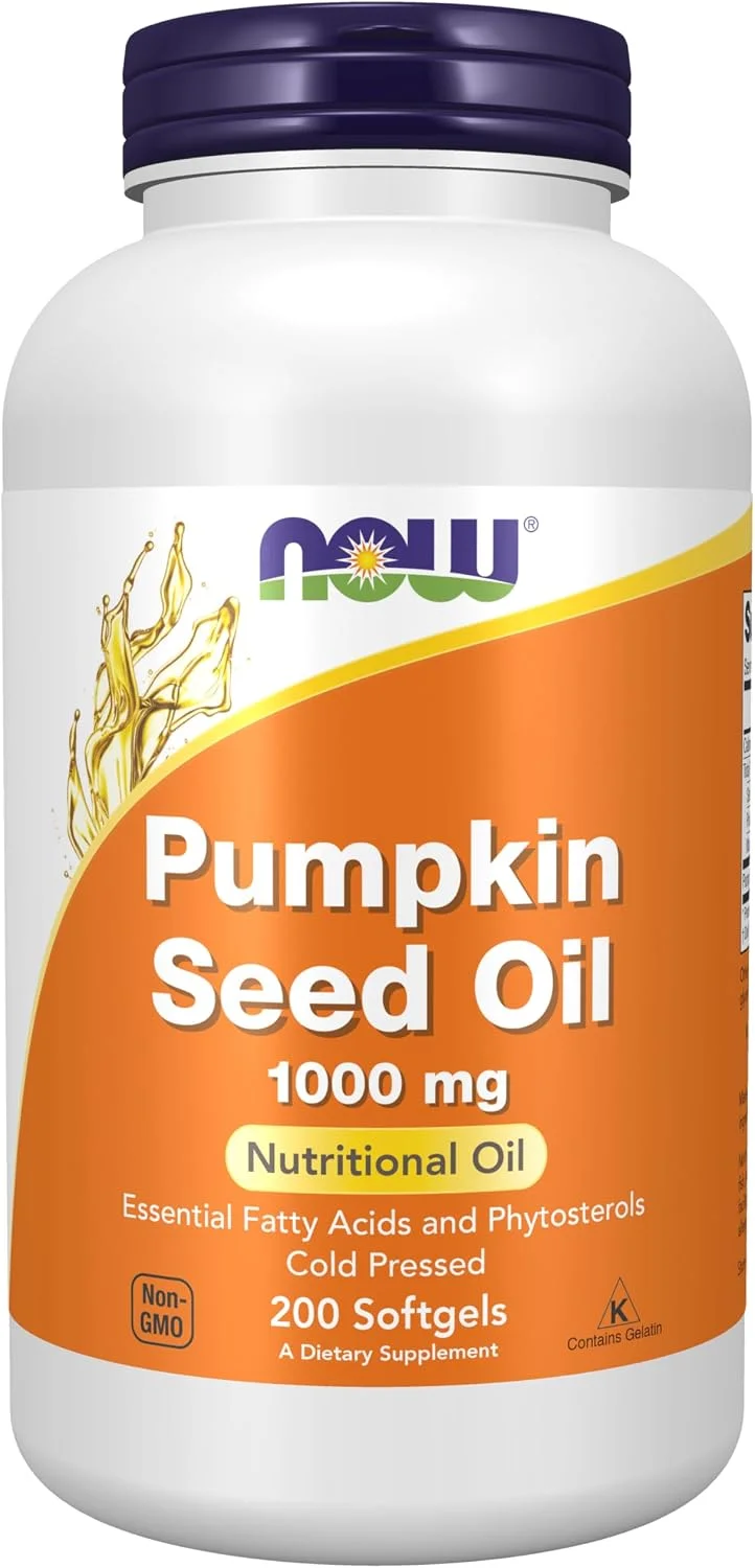 Aceite de Semilla de Calabaza 1000 mg · 200 cápsulas blandas