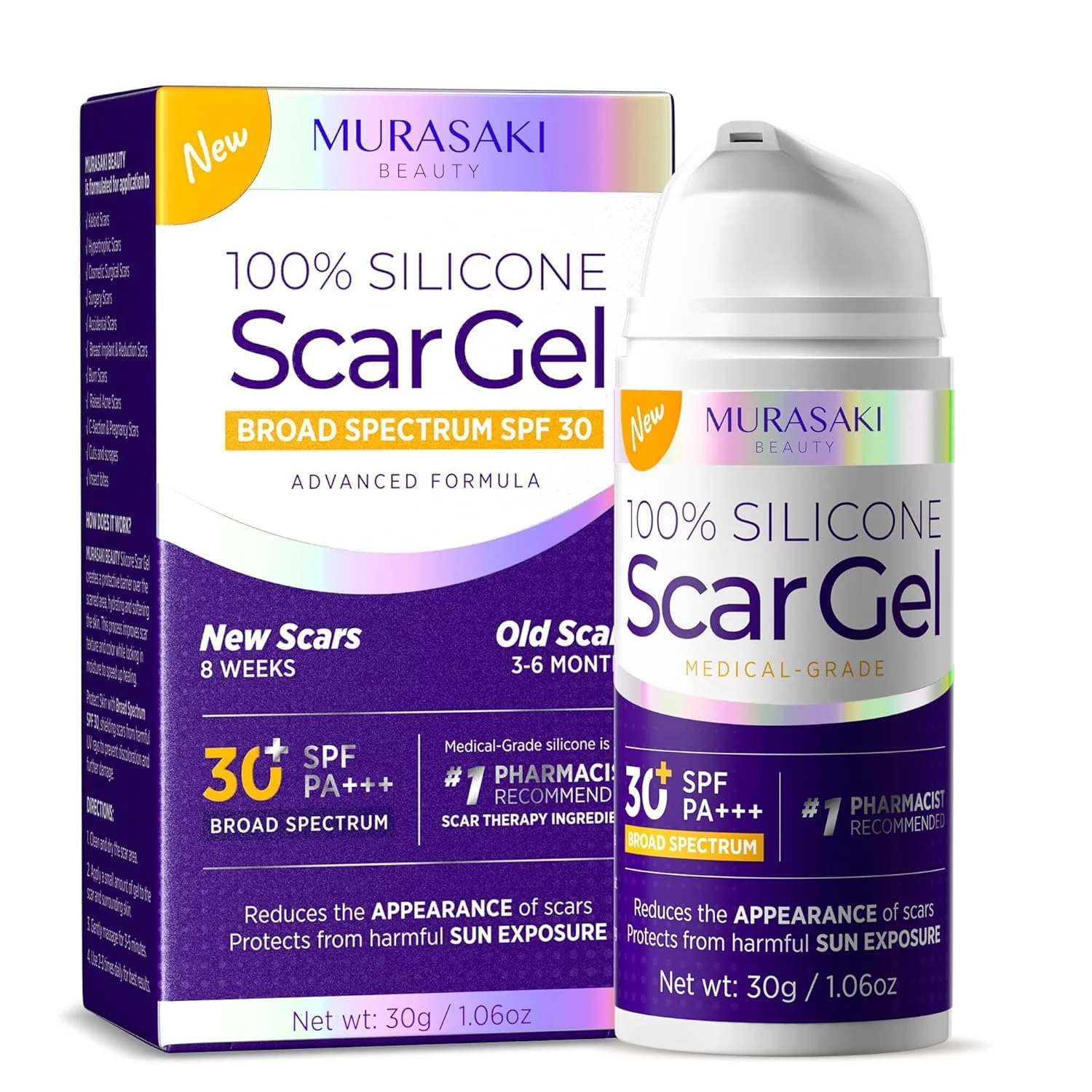 Gel de Silicona para Cicatrices FPS 30 · 30 g