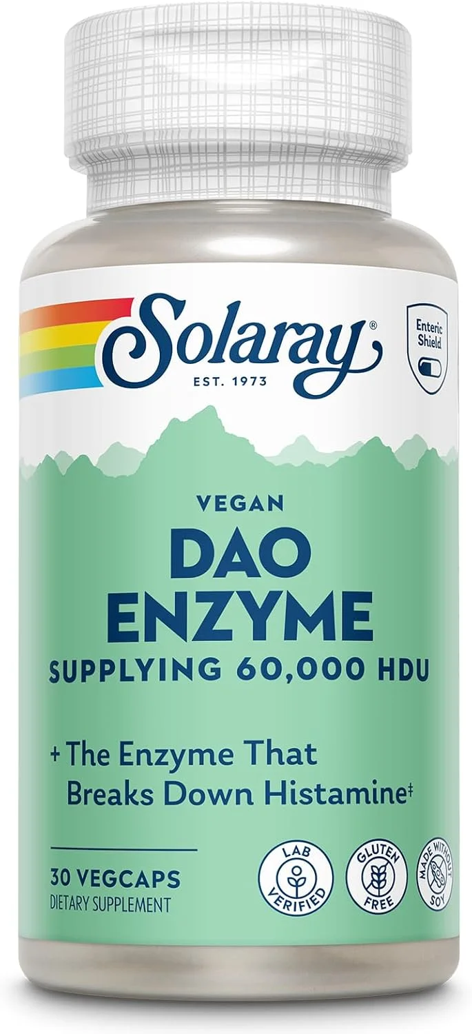 SOLARAY DAO Enzyme 60000 HDU – 30 cápsulas