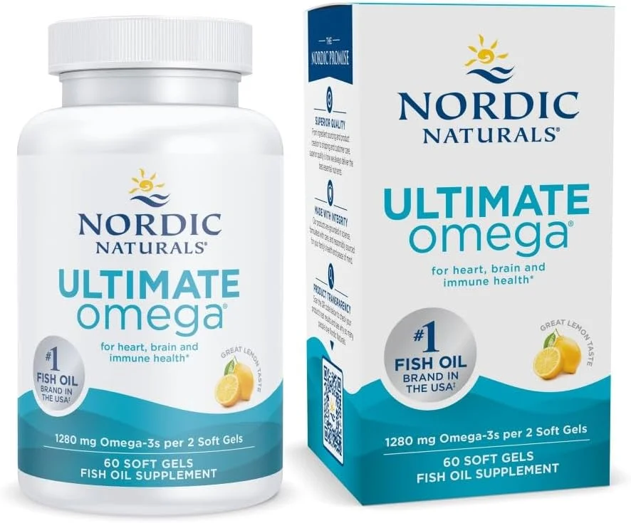 Ultimate Omega 1280 mg sabor Limón – 60 cápsulas