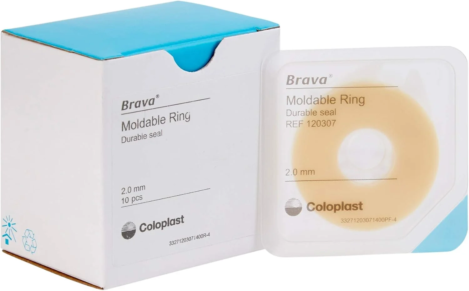 Brava Anillo Moldeable para Ostomía 2 mm · 10 unidades