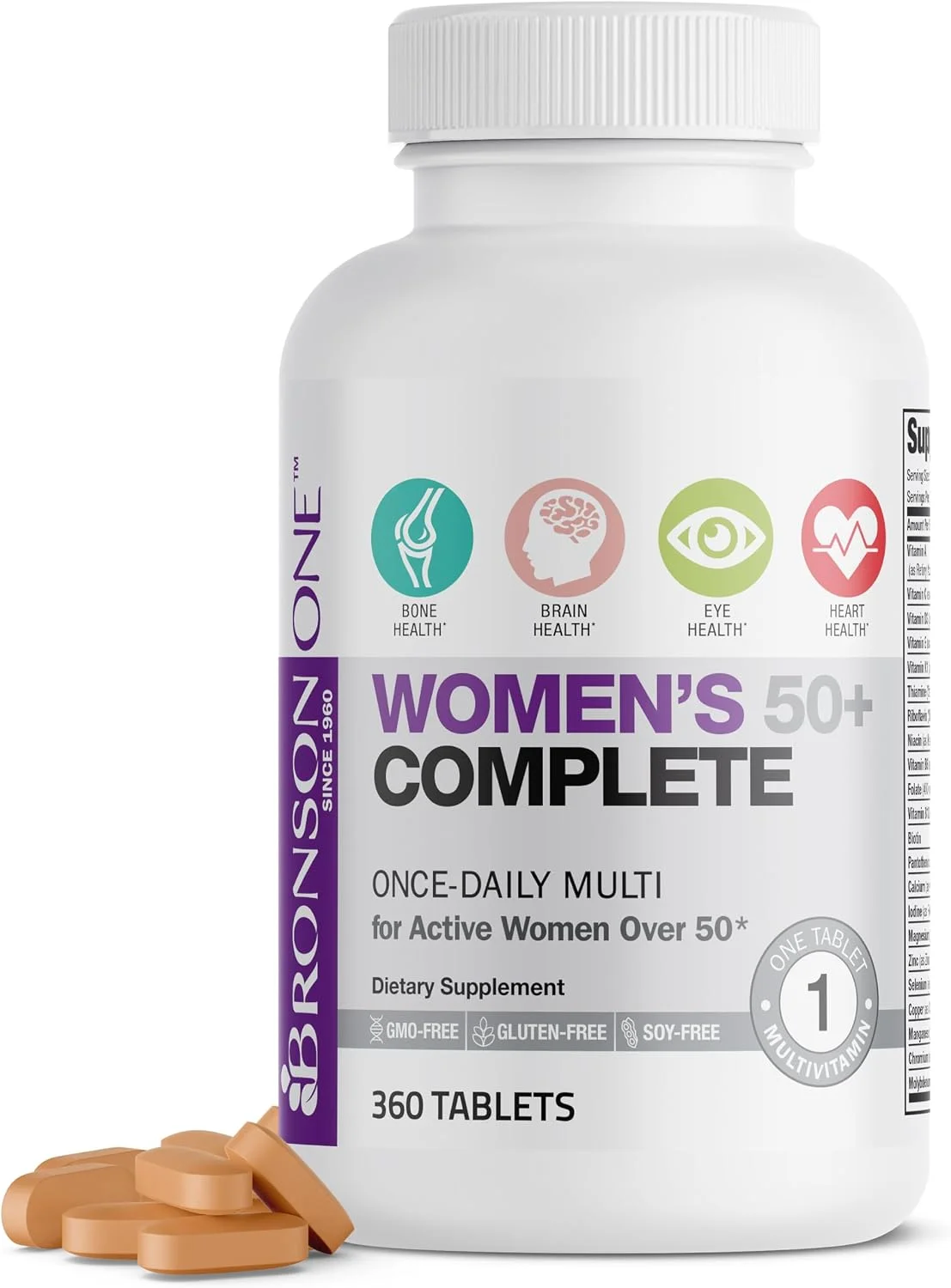 Multivitamínico Mujer 50+ · 360 tabletas