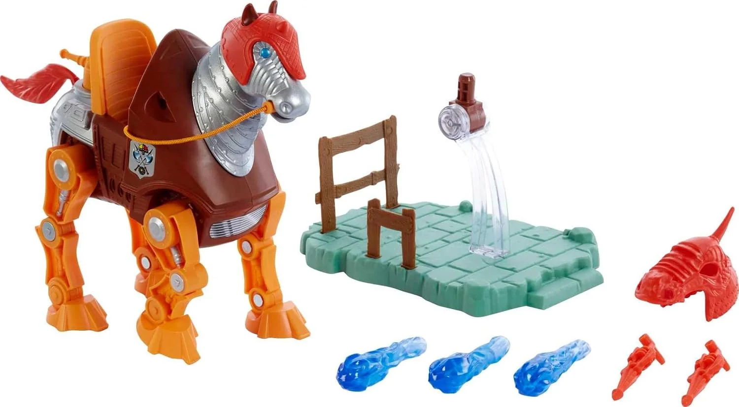 Corcel robot Masters of the Universe Origins Stridor 18 cm de alto – Mattel
