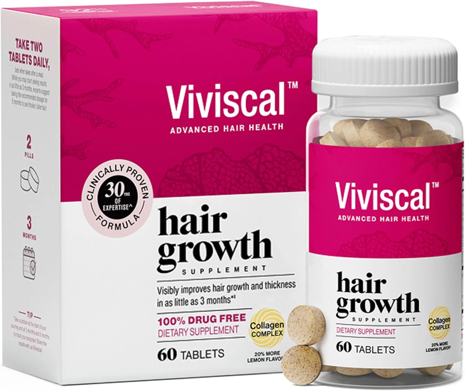 Hair Growth para Mujer · 60 tabletas