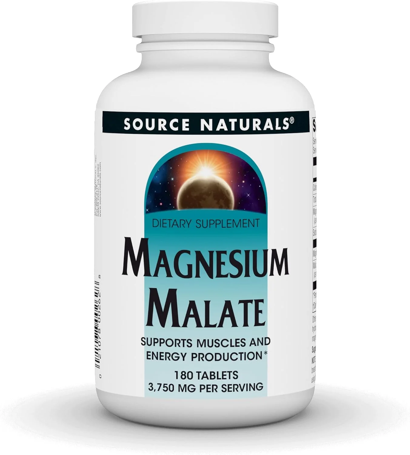 Malato de Magnesio 3750 mg · 180 tabletas