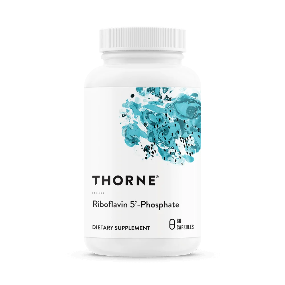 Thorne Riboflavin 5'-Phosphate · 60 cápsulas