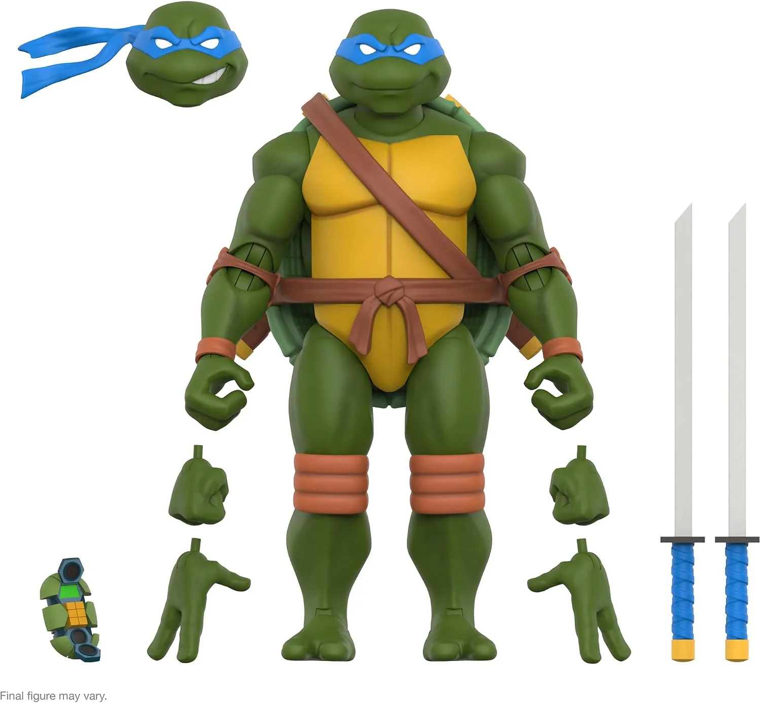 Figura Tortugas Ninja Leonardo (dibujo animado clásico) 18 cm – Super7