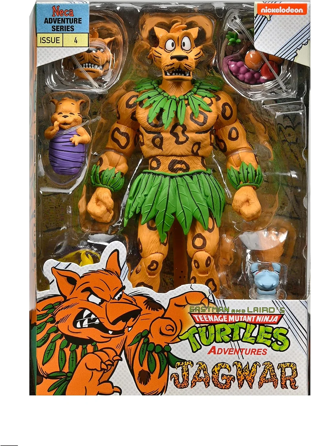 Figura Tortugas Ninja Jagwar (cómics Archie) 18 cm – NECA