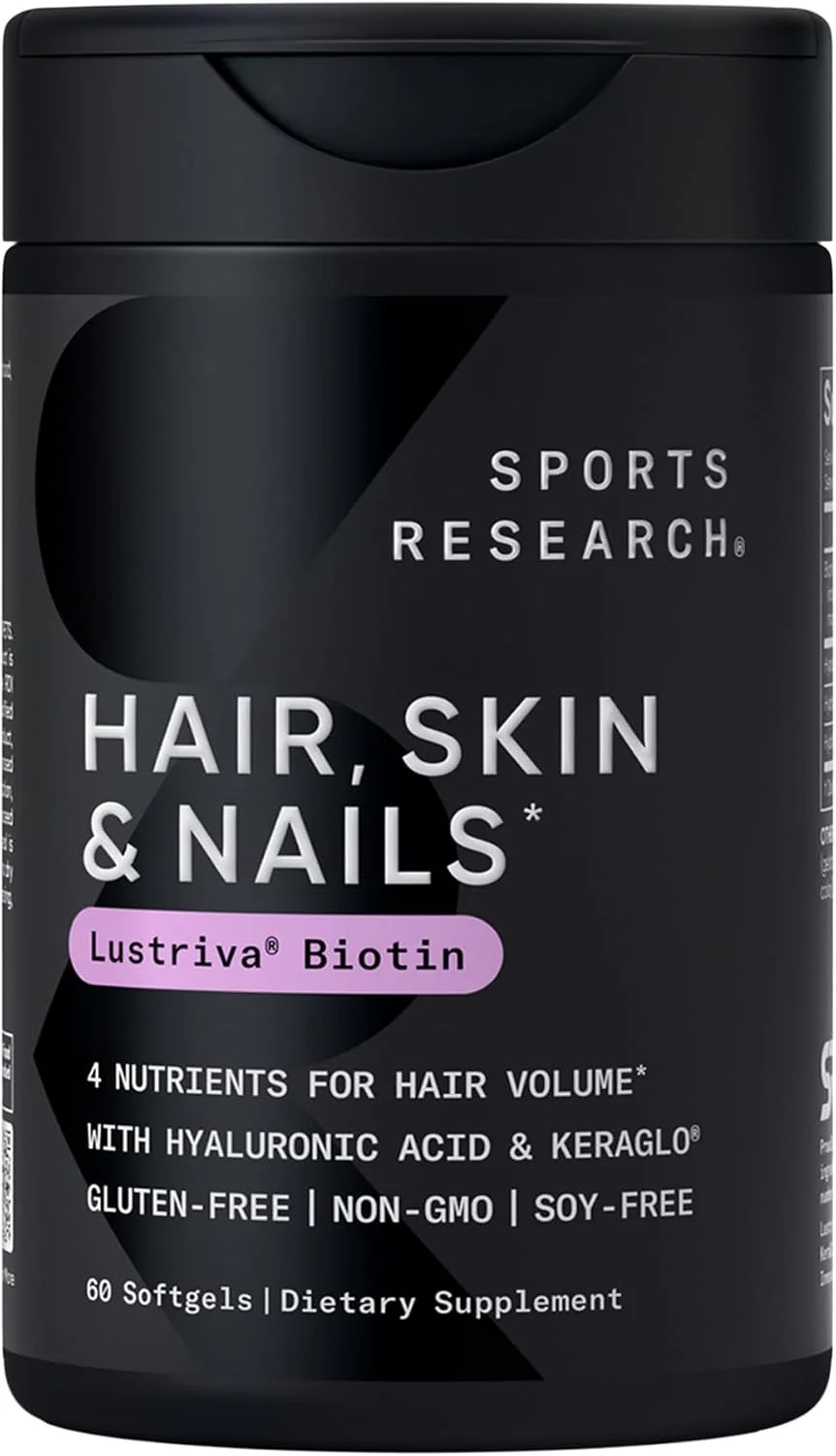 Hair, Skin & Nails con Lustriva · 60 cápsulas blandas