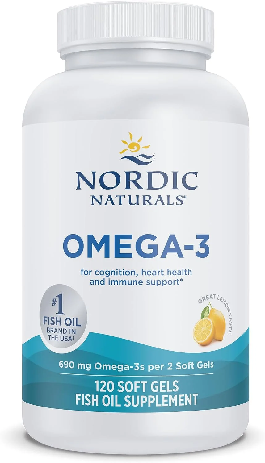 Omega-3 690 mg · Limón · 120 cápsulas blandas