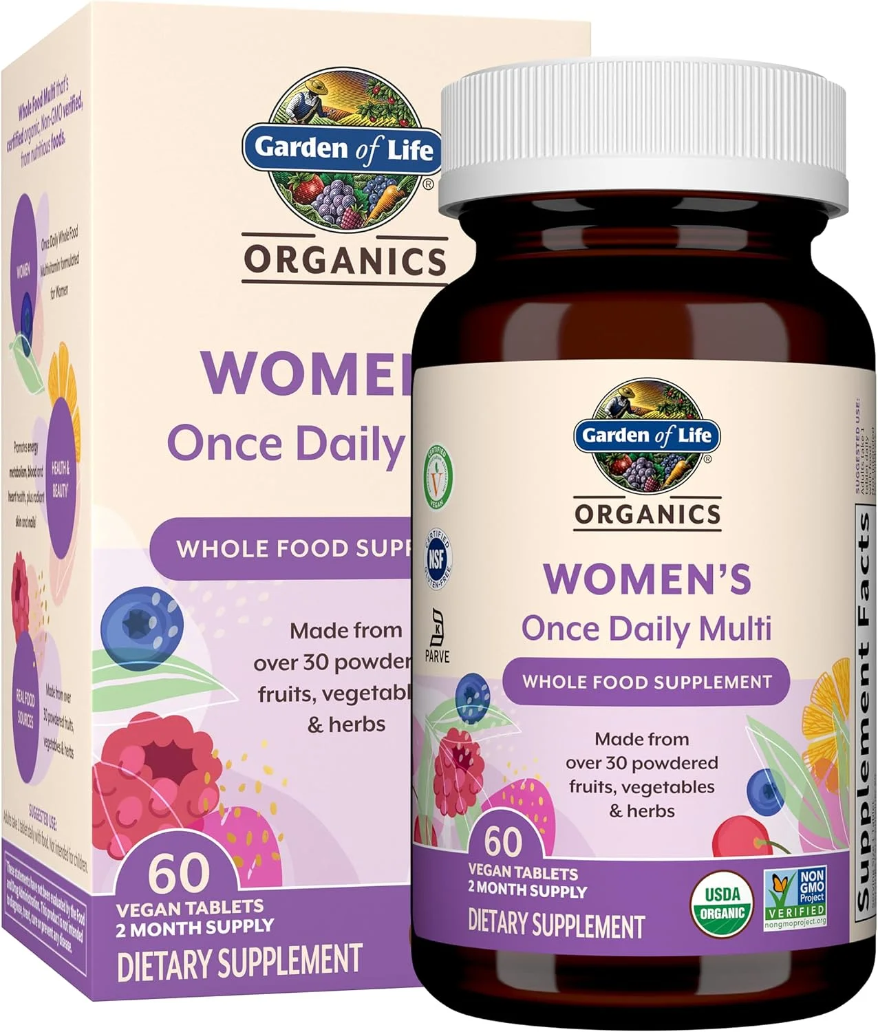Multivitamínico Mujer Once Daily · 60 tabletas