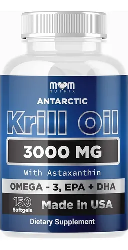 Dr. Joel's Mom Nutrix Antarctic Krill Oil 150 Softgels Omega sin Sabor