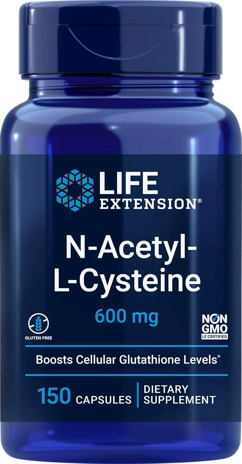 Life Extension NAC 600 mg – 150 cápsulas