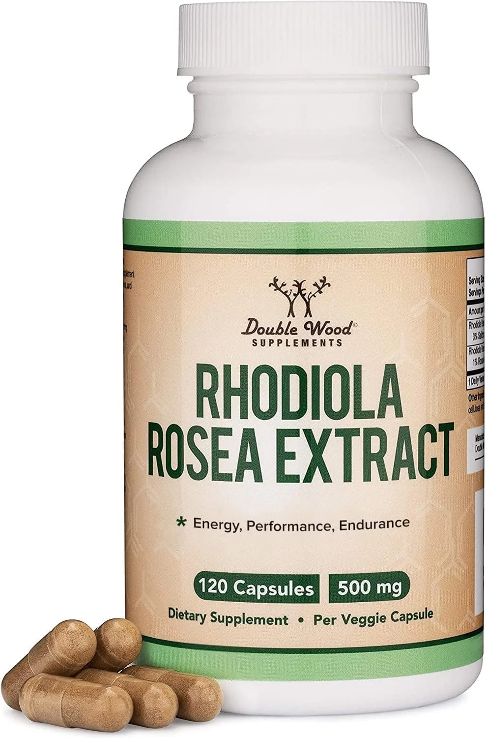 Rhodiola Rosea 500 mg · 120 cápsulas