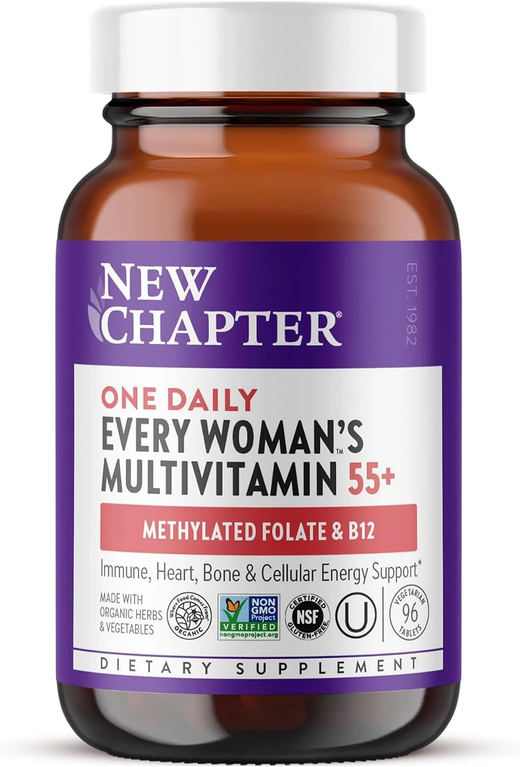Every Woman's One Daily 55+ Multivitamínico · 96 tabletas