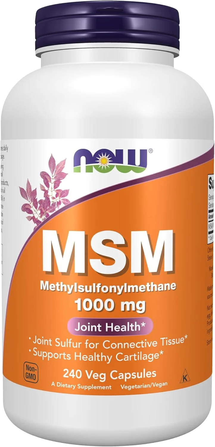 MSM Metilsulfonilmetano 1000 mg · 240 cápsulas
