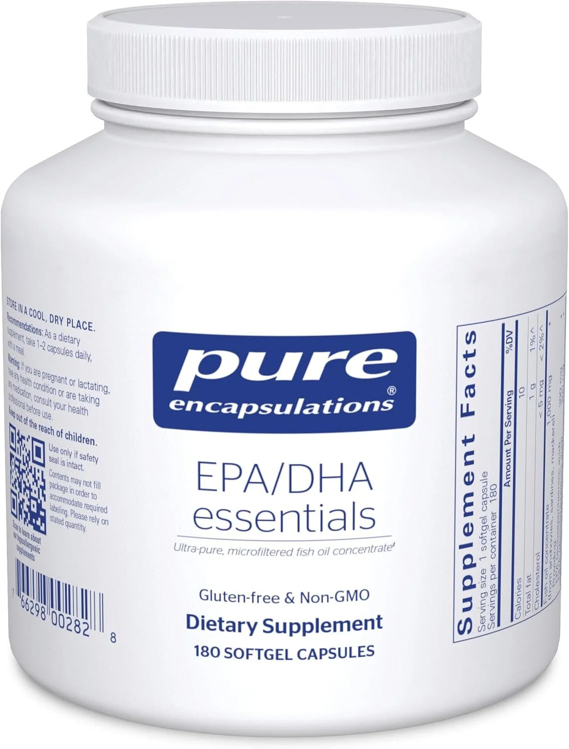 Pure Encapsulations EPA/DHA Essentials – 180 softgels