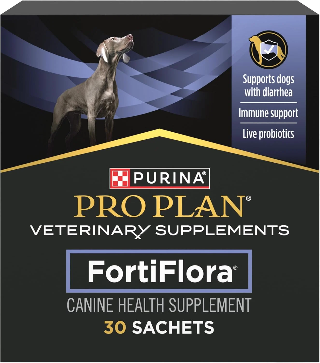 Purina Pro Plan FortiFlora Probiótico en polvo para perros · 30 sobres de 1 g