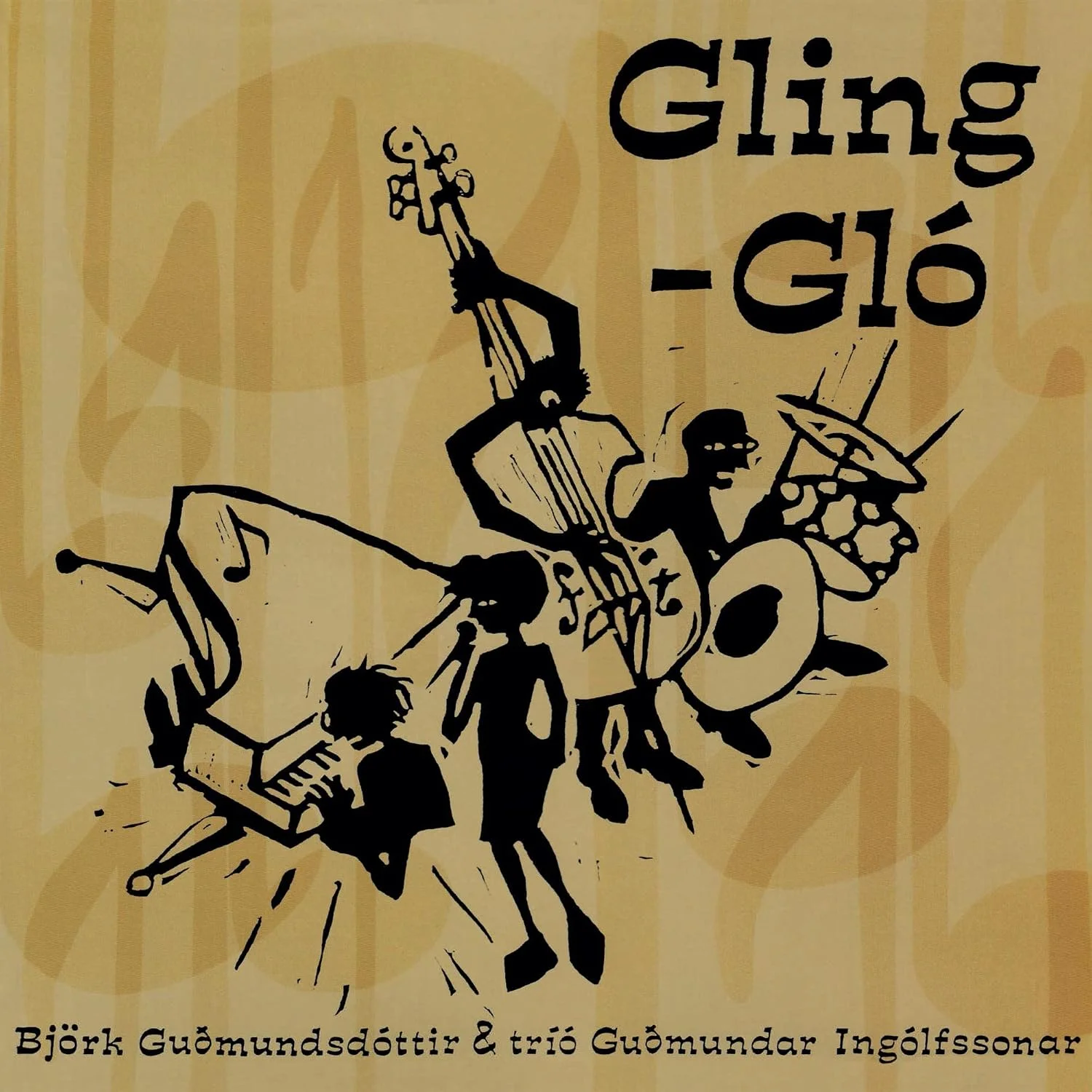 Björk Guðmundsdóttir & Tríó Guðmundar Ingólfssonar – Gling-Gló (Vinilo, LP)