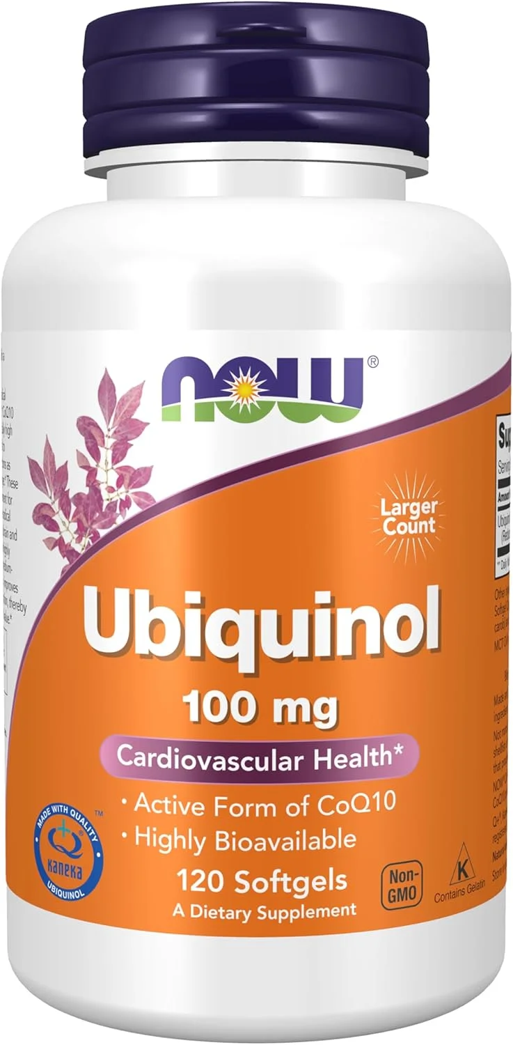 NOW Foods Ubiquinol 100 mg – 120 cápsulas blandas