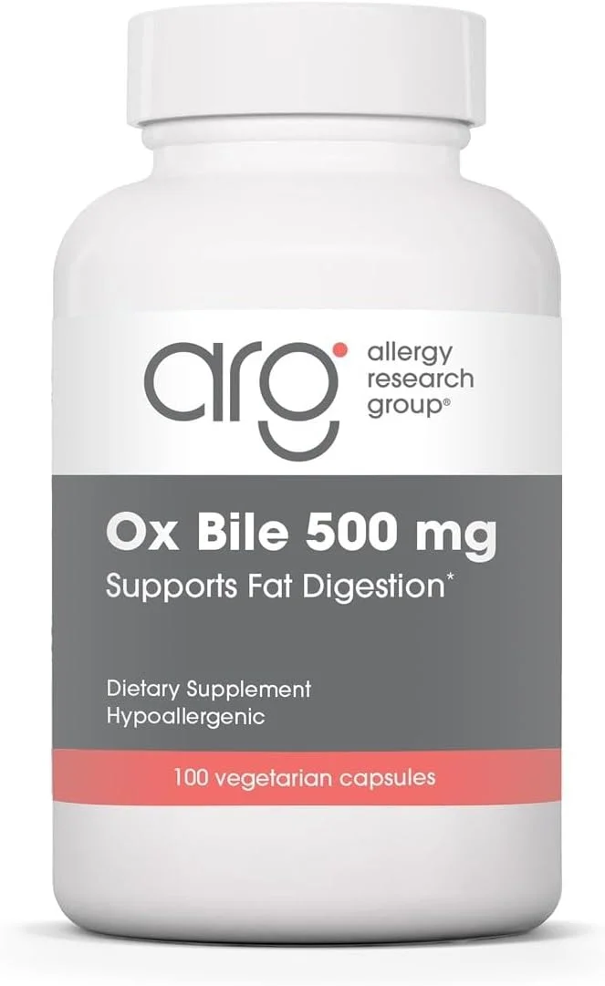 Bilis Bovina Concentrada 500 mg · 100 cápsulas