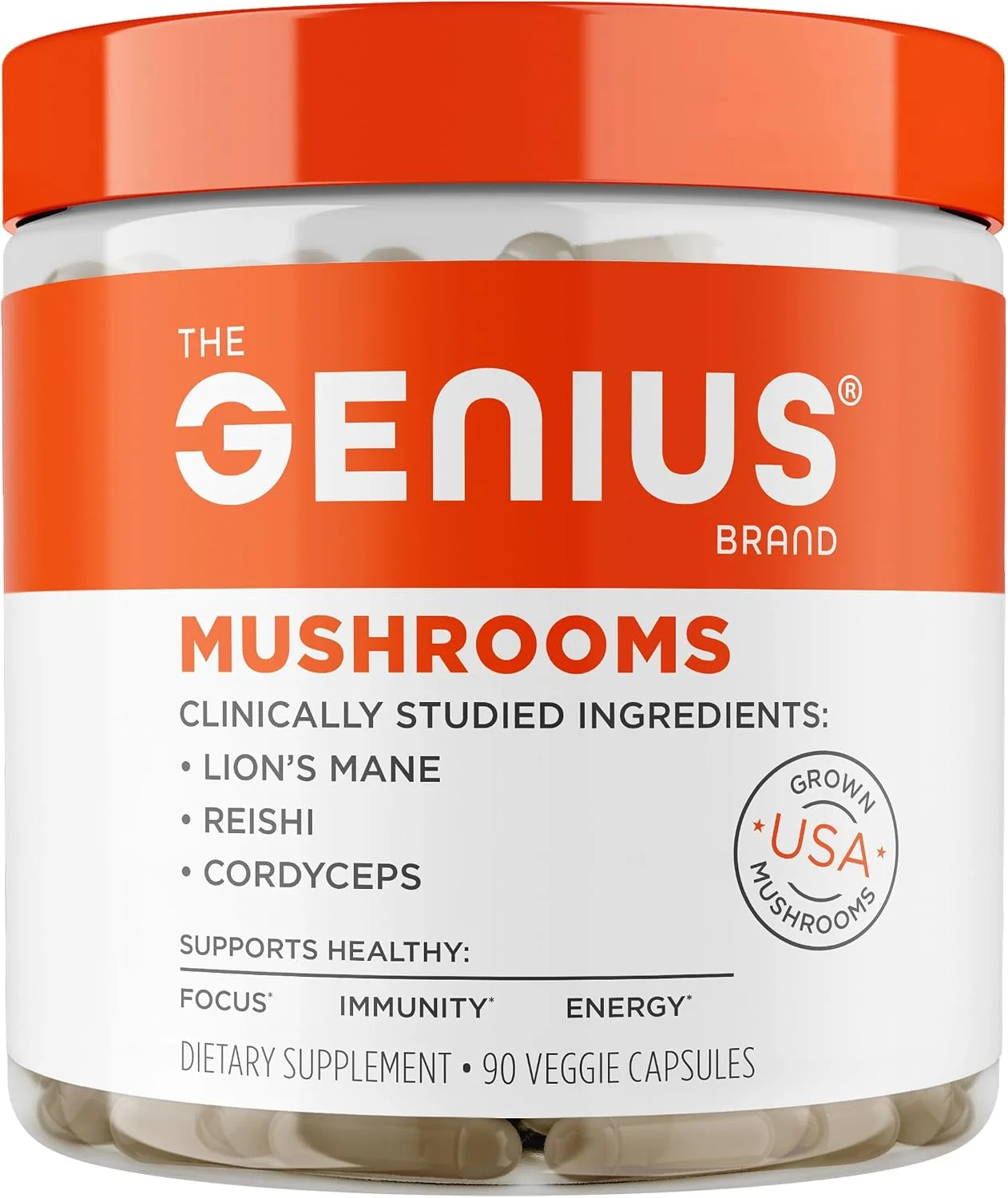 Mushrooms · 90 cápsulas vegetales