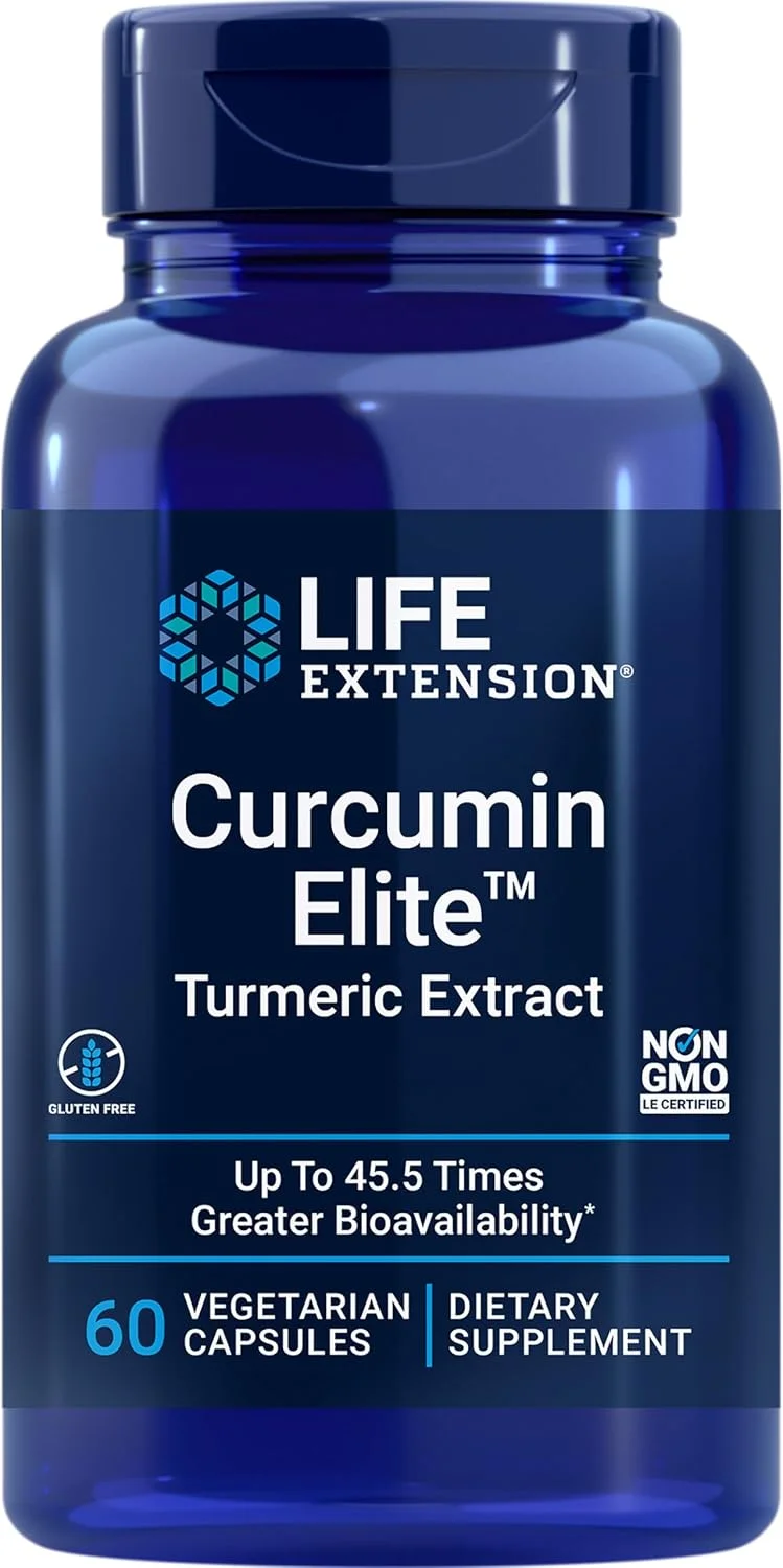 Curcumin Elite Extracto de Cúrcuma · 60 cápsulas