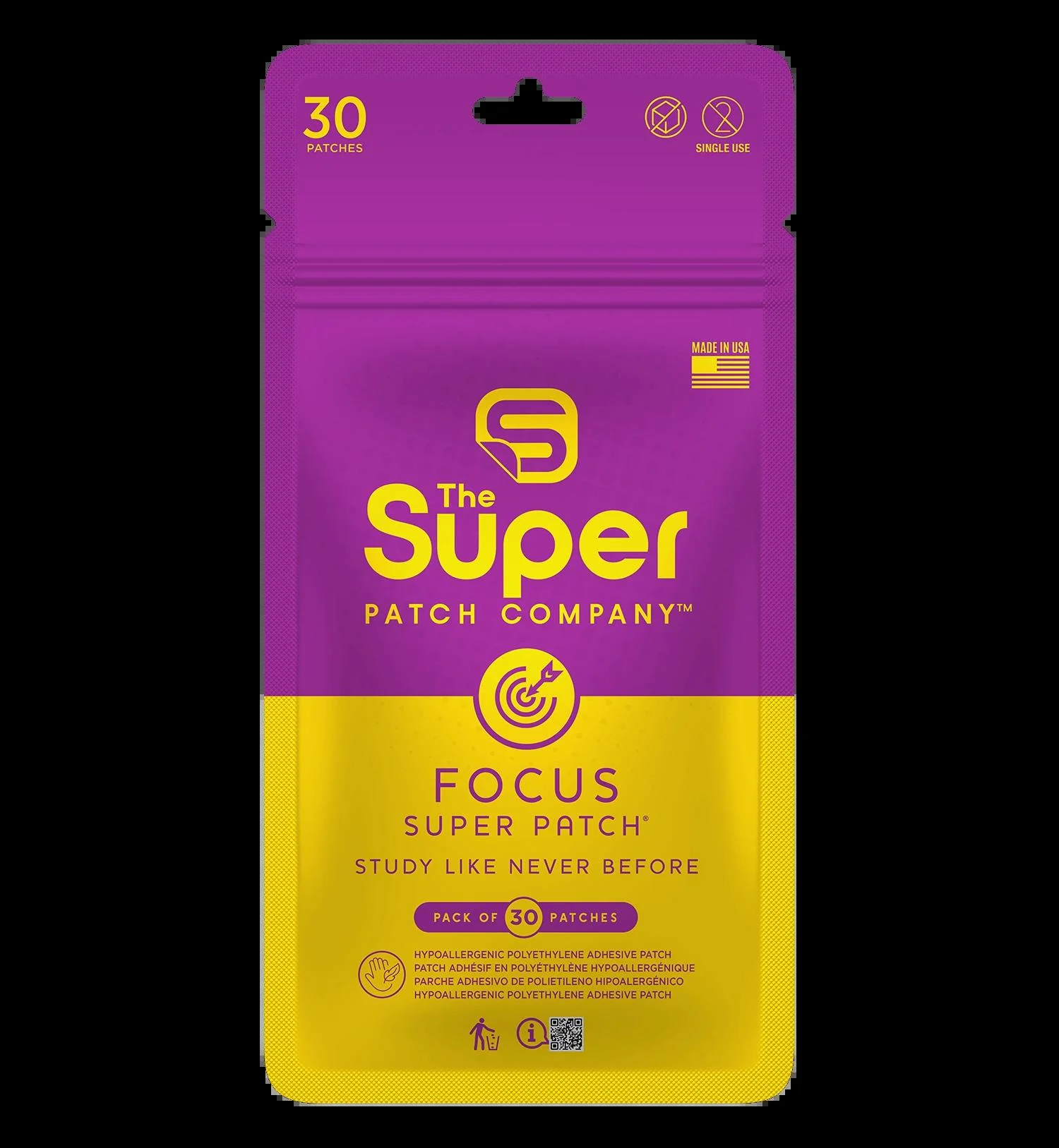 Super Patch FOCUS — bolsa de 30 parches