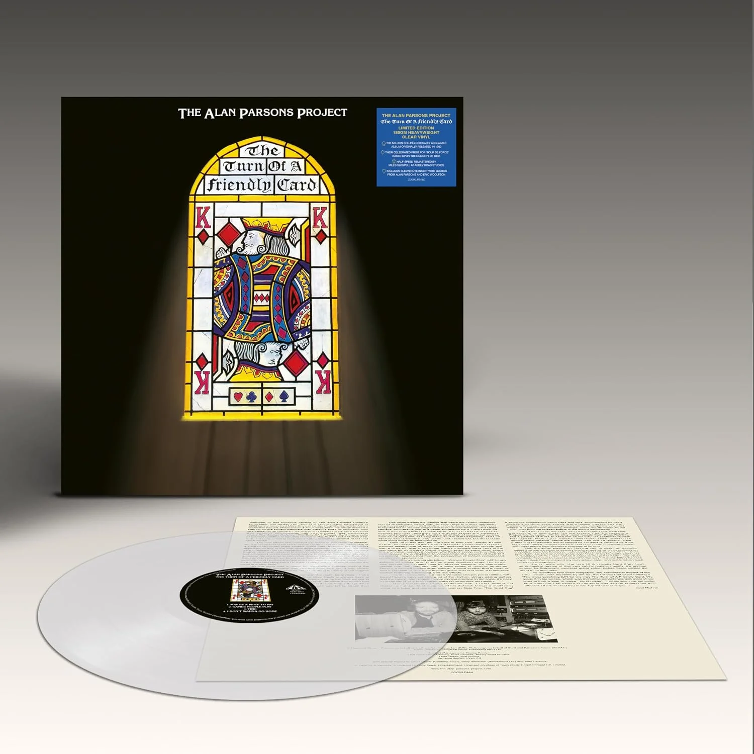 The Alan Parsons Project – The Turn of a Friendly Card (Vinilo, LP, half-speed, vinilo transparente, edición limitada)