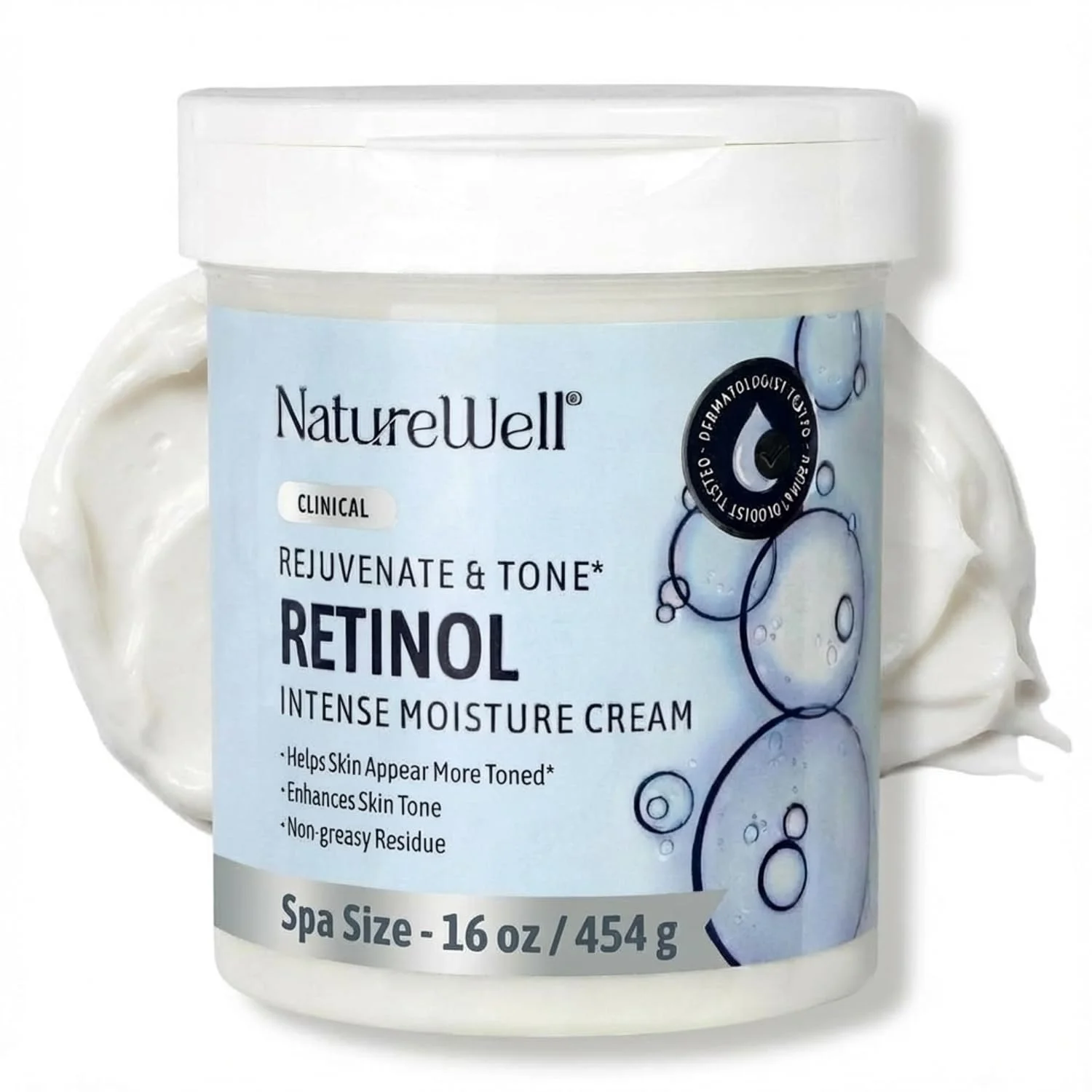 Clinical Retinol Crema Humectante para Rostro y Cuerpo · 454 g