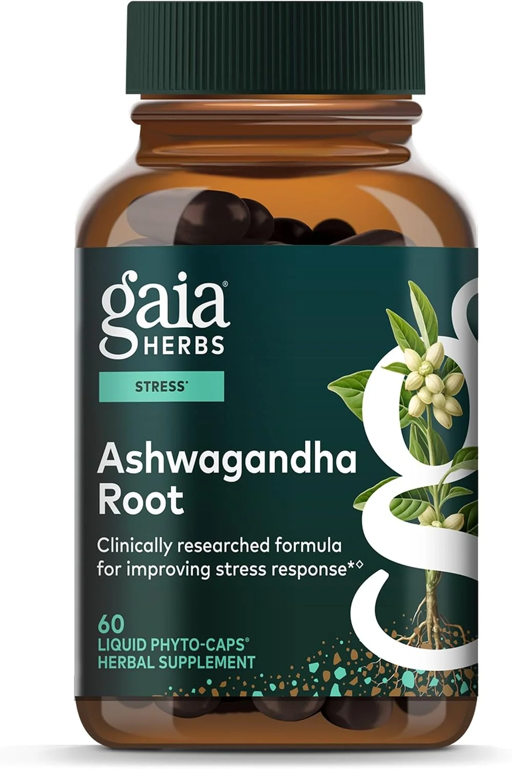 Raíz de Ashwagandha 350 mg · 60 cápsulas
