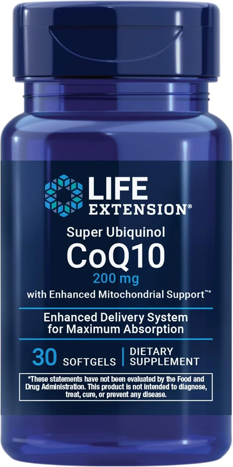 Super Ubiquinol CoQ10 200 mg – 30 softgels