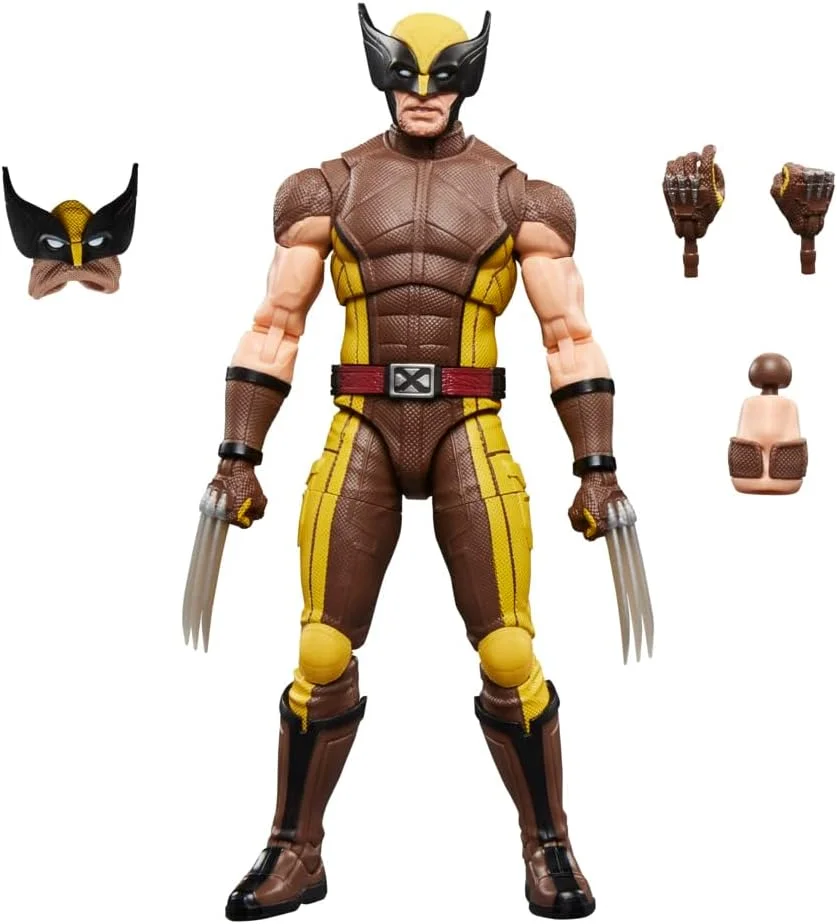 Figura Marvel Legends Wolverine traje marrón (Deadpool & Wolverine) 15 cm – Hasbro