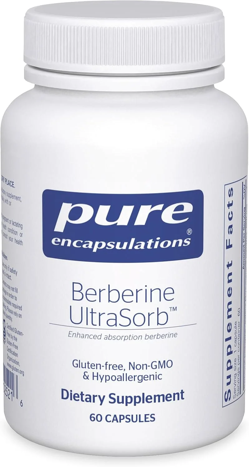 Pure Encapsulations Berberine UltraSorb – 60 cápsulas