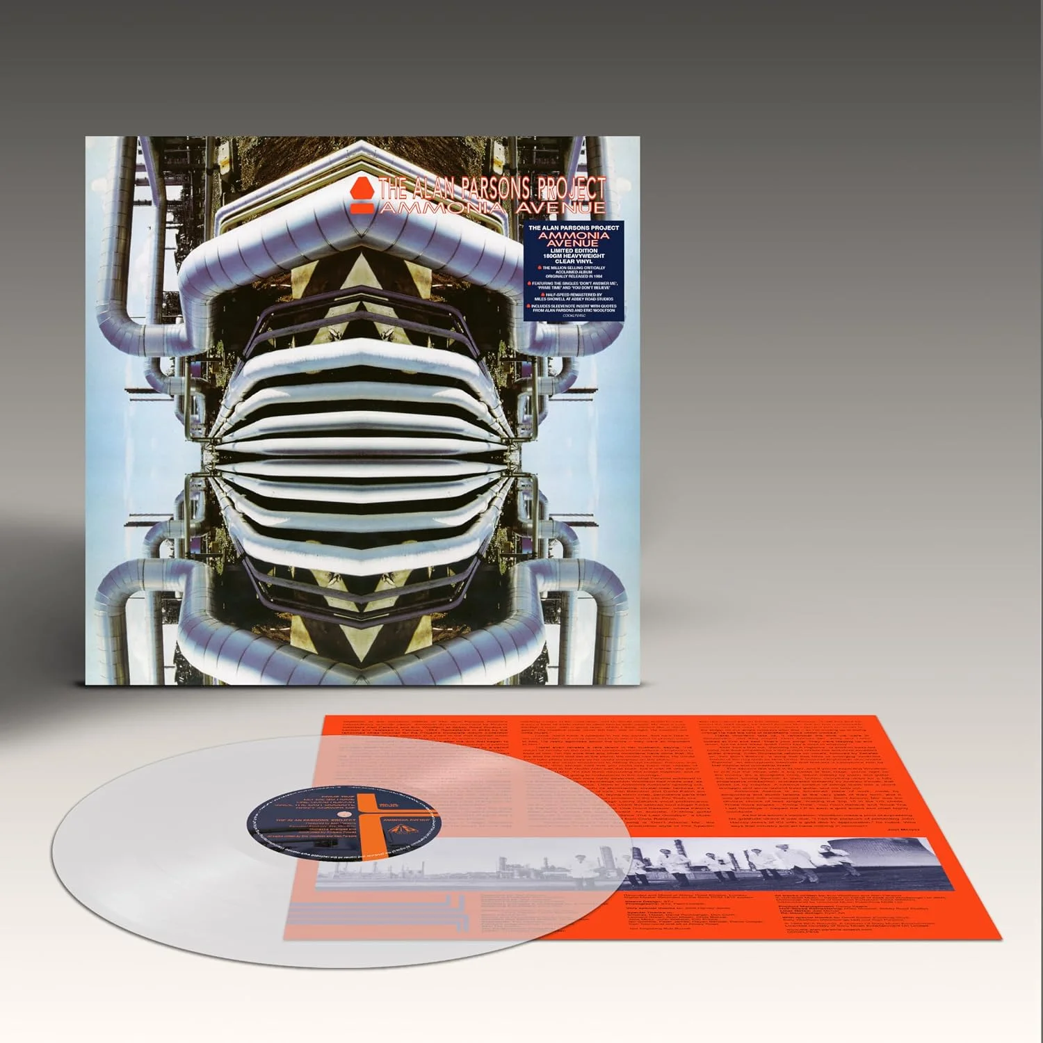 The Alan Parsons Project – Ammonia Avenue (Vinilo, LP, half-speed, vinilo transparente, edición limitada)