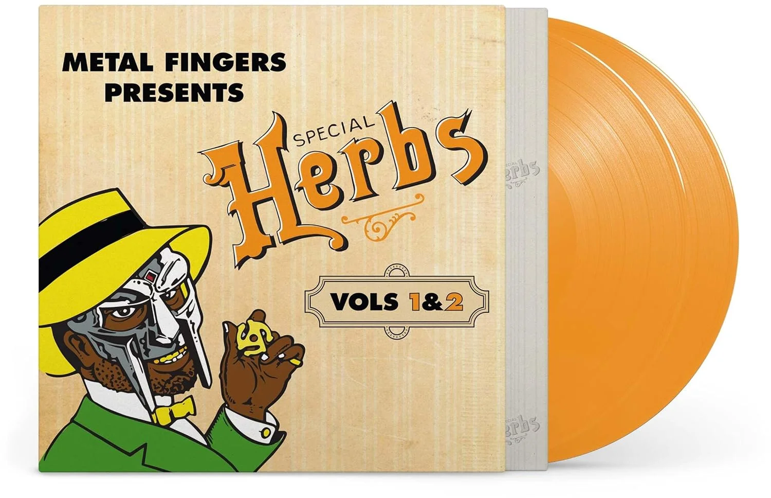 MF DOOM – Metal Fingers Presents: Special Herbs Vol. 1 & 2 (Vinilo, 2 LP, vinilo naranja)
