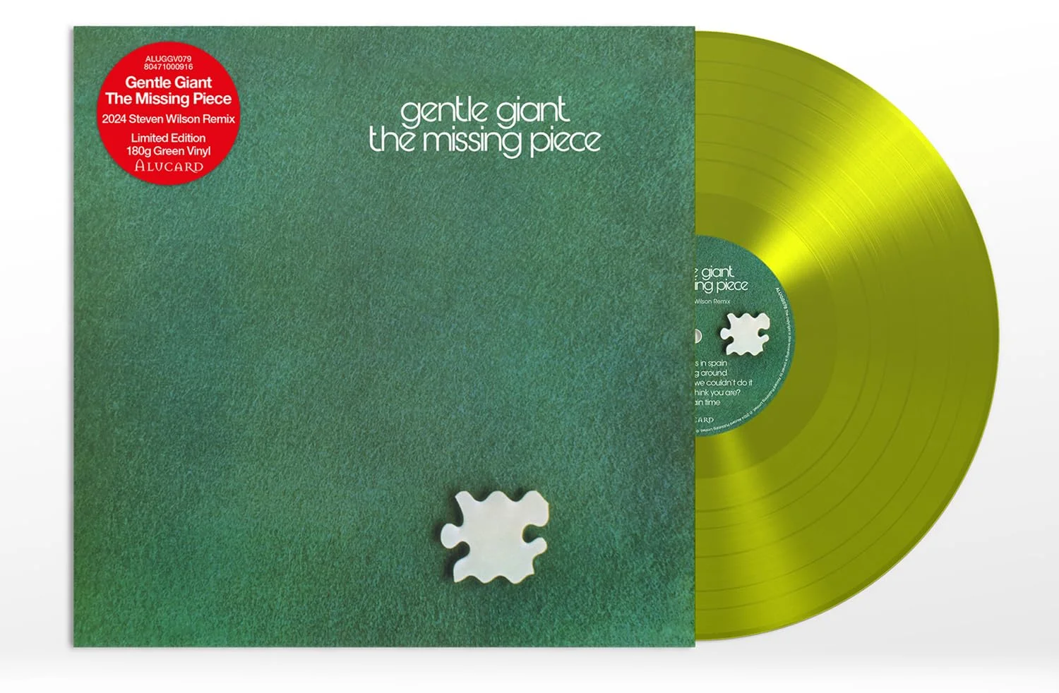 Gentle Giant – The Missing Piece (Vinilo, LP, 180 g, Steven Wilson Remix, vinilo verde transparente)