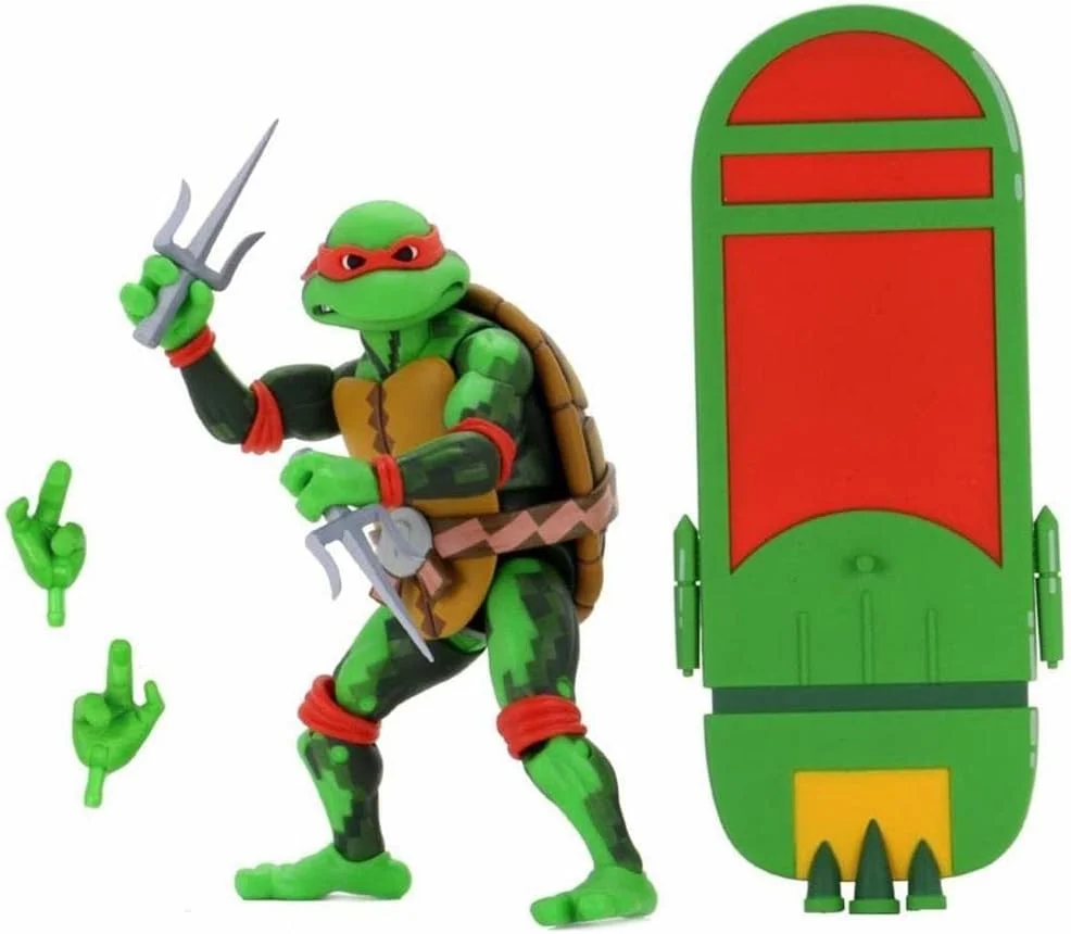 Figura Tortugas Ninja Raphael (Turtles in Time) 18 cm – NECA