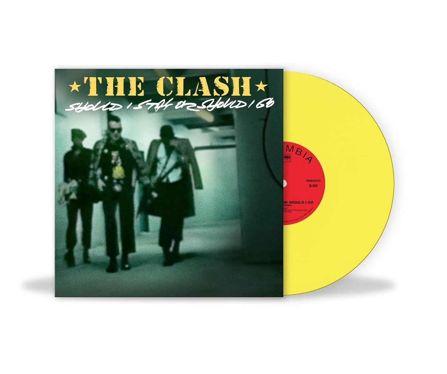 The Clash – Should I Stay or Should I Go / Straight to Hell (Vinilo, single 7 pulgadas, vinilo amarillo)