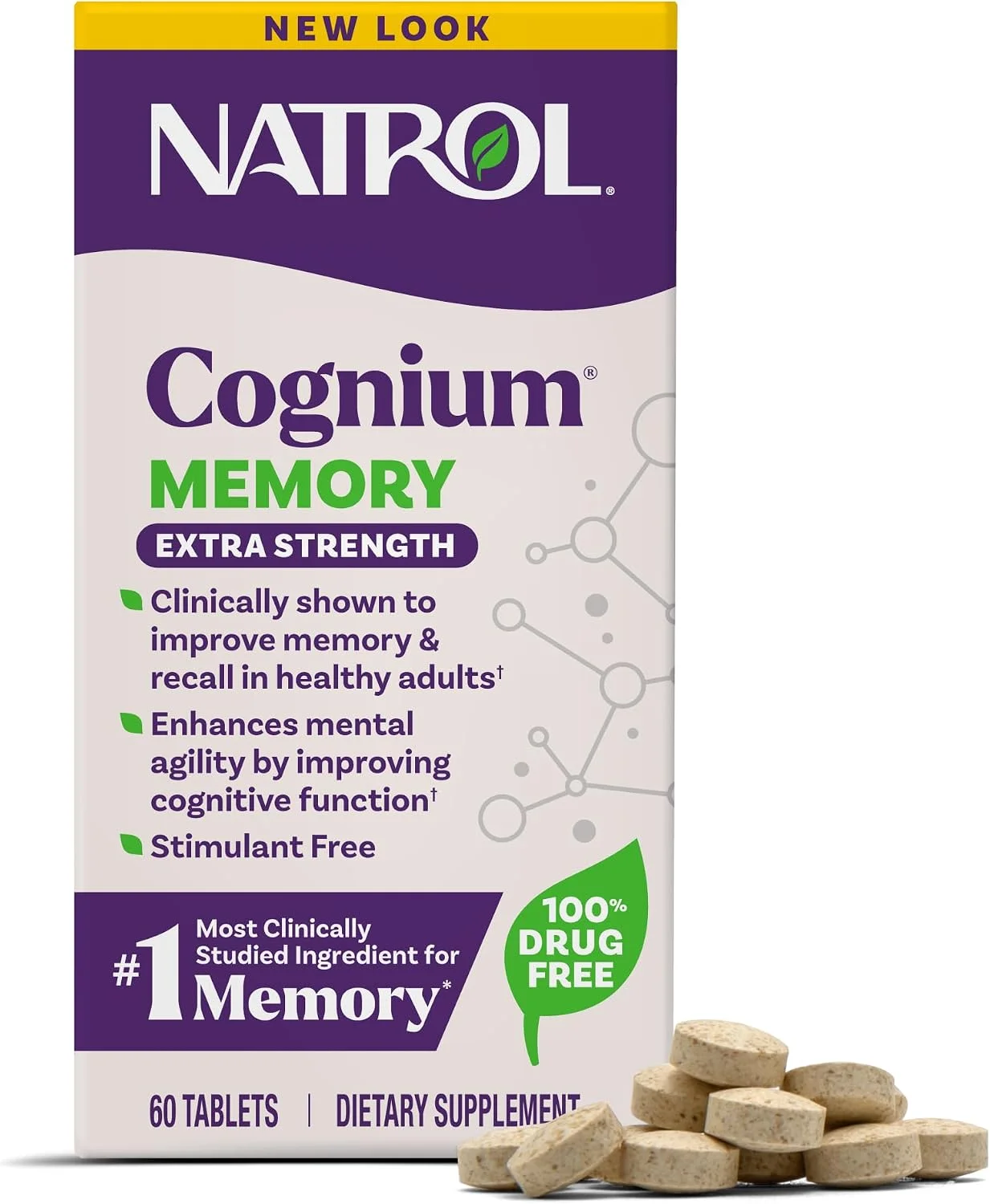 Cognium Memory Extra Strength · 60 tabletas
