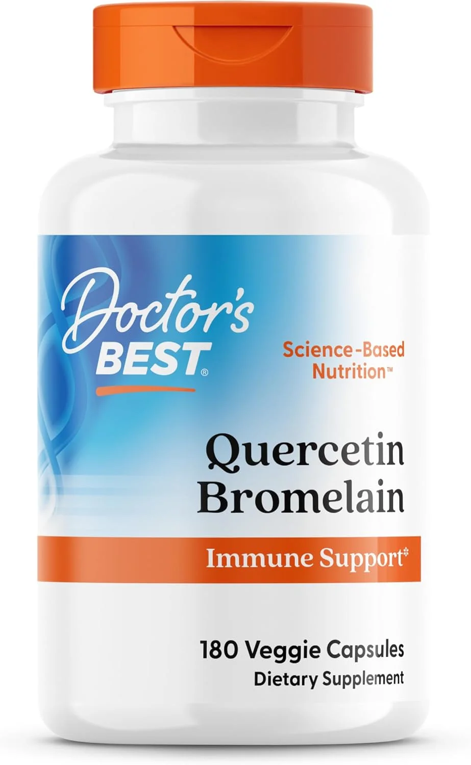 Quercetina 500 mg con Bromelina · 180 cápsulas