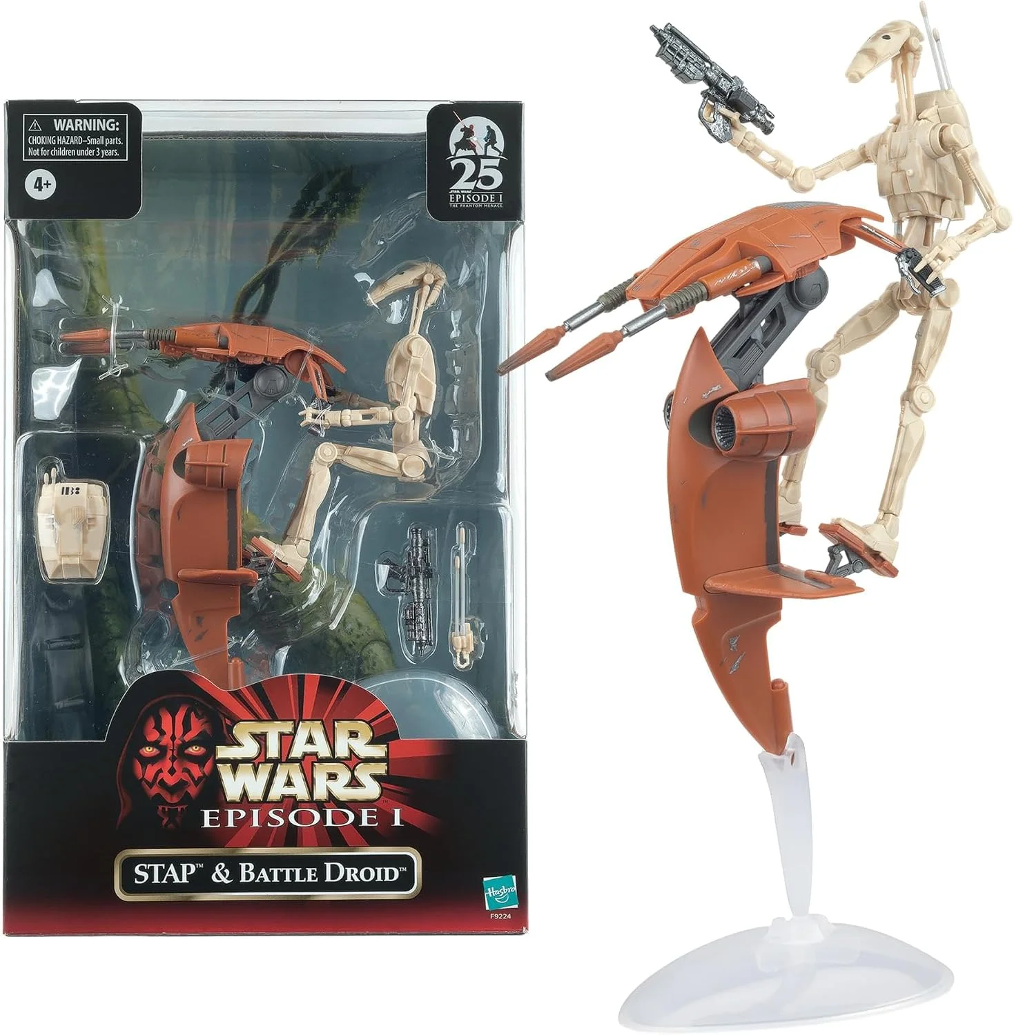 Set Star Wars Black Series STAP y Battle Droid (vehículo y figura) 15 cm – Hasbro