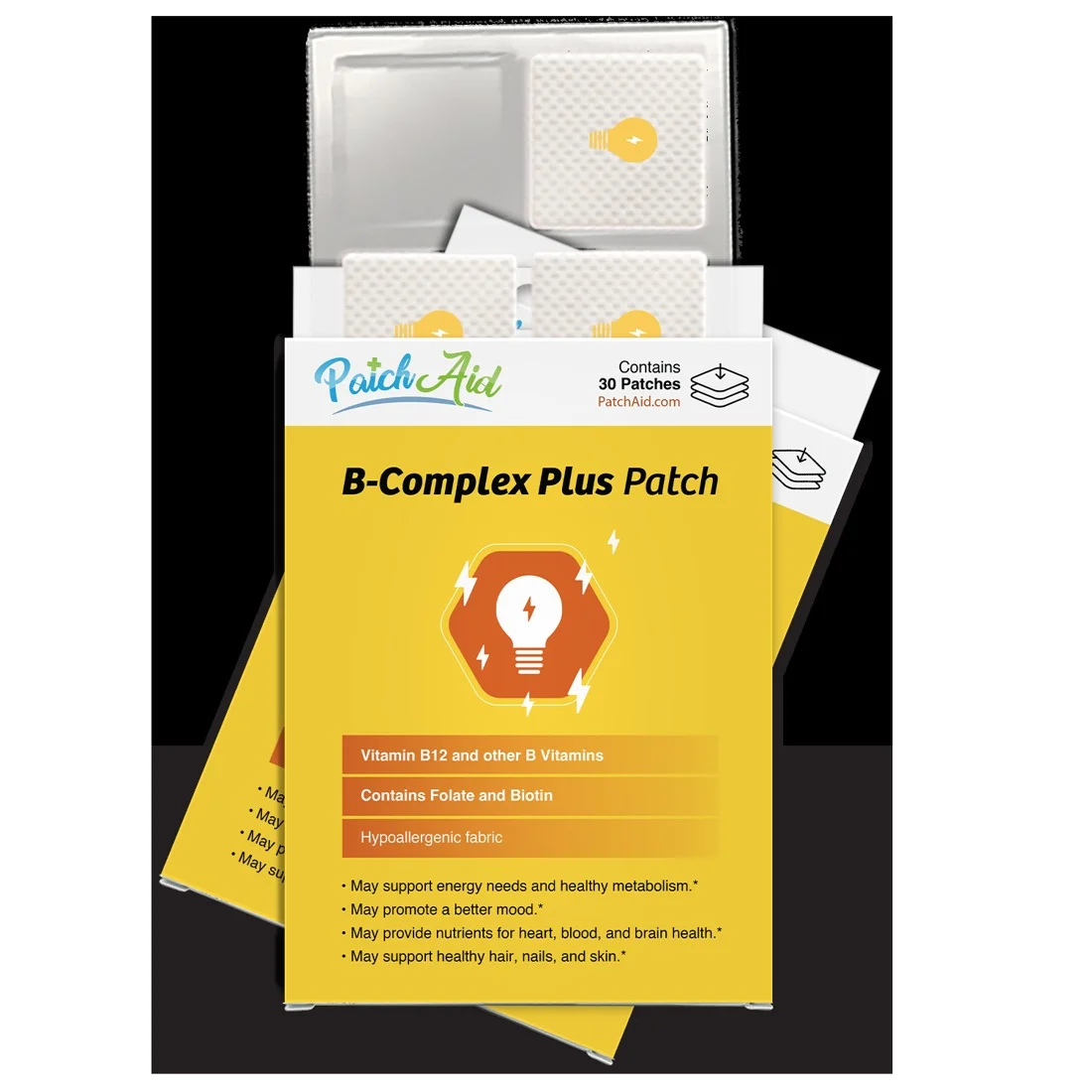 PatchAid B-Complex Plus — 30 parches