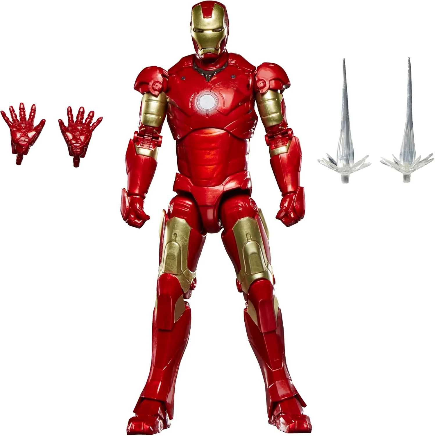 Figura Marvel Legends Iron Man Mark III (Iron Man, película) 15 cm – Hasbro