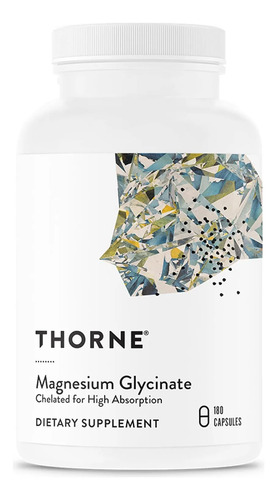 Thorne Magnesio Glicinato 120 Mg 180 Capsulas sin Sabor