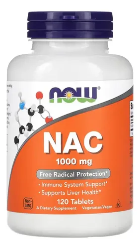 Now Foods Nac N-acetil-cisteina 1000 Mg sin Sabor
