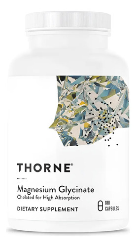 Thorne Magnesio Glicinato 120 Mg 180 Capsulas sin Sabor