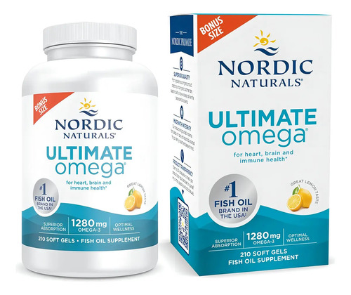 Suplemento En Cápsula Nordic Naturals Dha Omega 3 de Ultimate Omega Limón