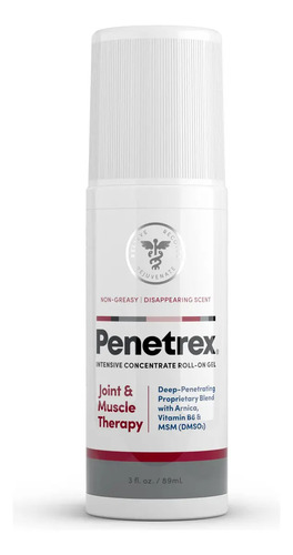 Penetrex Gel Alivio Dolor Muscular y Articular Roll On 3 Oz 89ml. sin Sabor